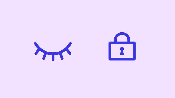 Eye and lock icons used to manage layer visibility in BeFunky