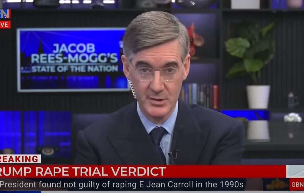 Jacob Rees-Mogg reads out Donald Trump breaking news on GB News