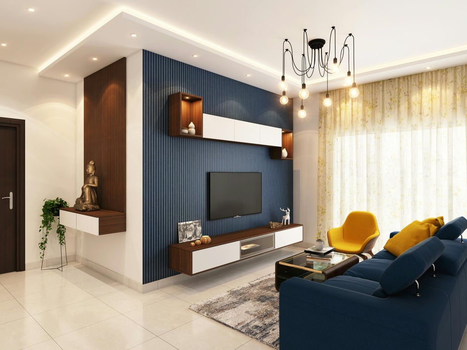 Image Enhancer applied to living room