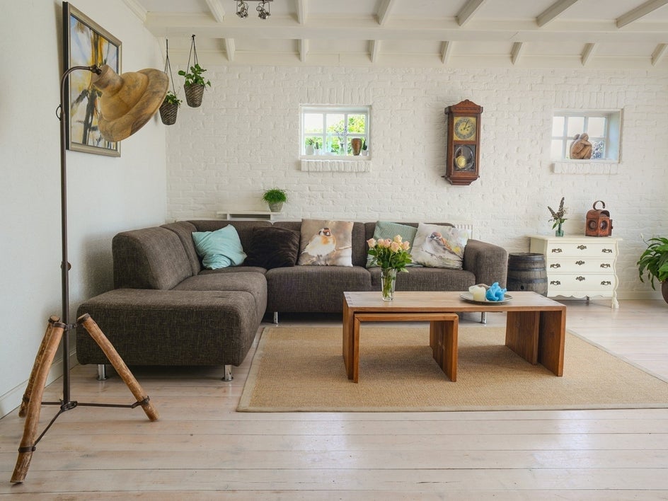 Object Eraser applied to remove clutter from staged room