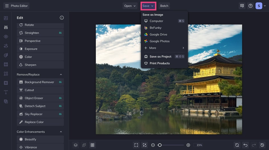 Save new sky in Sky Replacer Save menu.