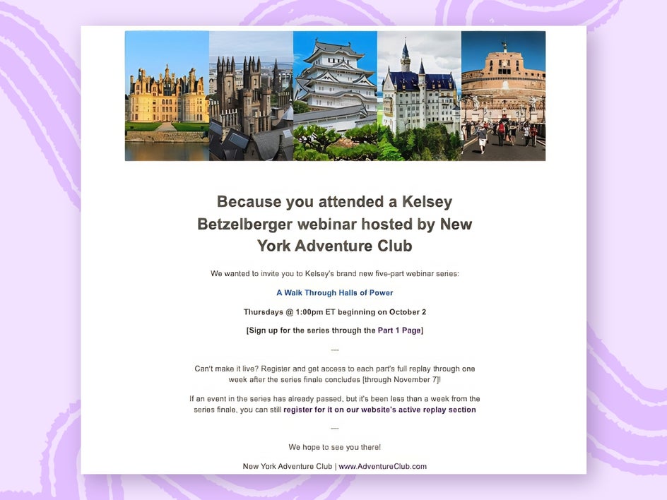email adventure