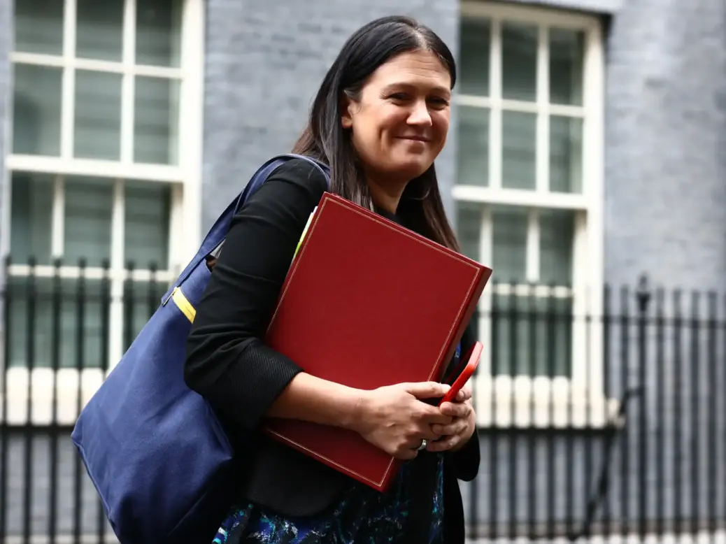 Culture Secretary Lisa Nandy smiling at the camera and holding her red ministerial box, leaving 10 Downing Street after taking part in Prime Minister Sir Keir Starmer's first Cabinet meeting on Saturday 6 July 2024. Picture: Tejas Sandhu/PA Wire